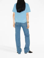 Pantalons Jean droit Burberry Bleu Femme