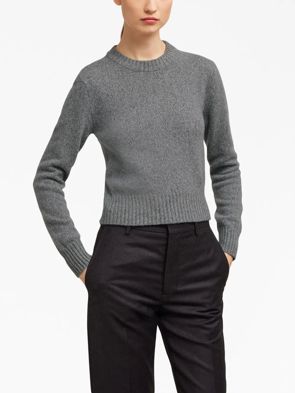 Maille Pull Ami de Coeur Ami PARIS Gris Femme