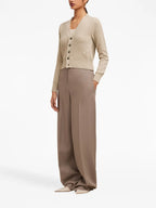 Maille Cardigan Ami de Coeur Ami PARIS Beige Femme