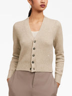 Maille Cardigan Ami de Coeur Ami PARIS Beige Femme