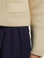 Maglieria Pull a etichetta Ami PARIS Beige Femme