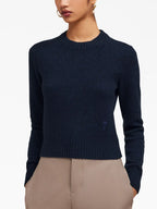 Maille Pull Ami de Coeur Ami PARIS Bleu foncé Femme
