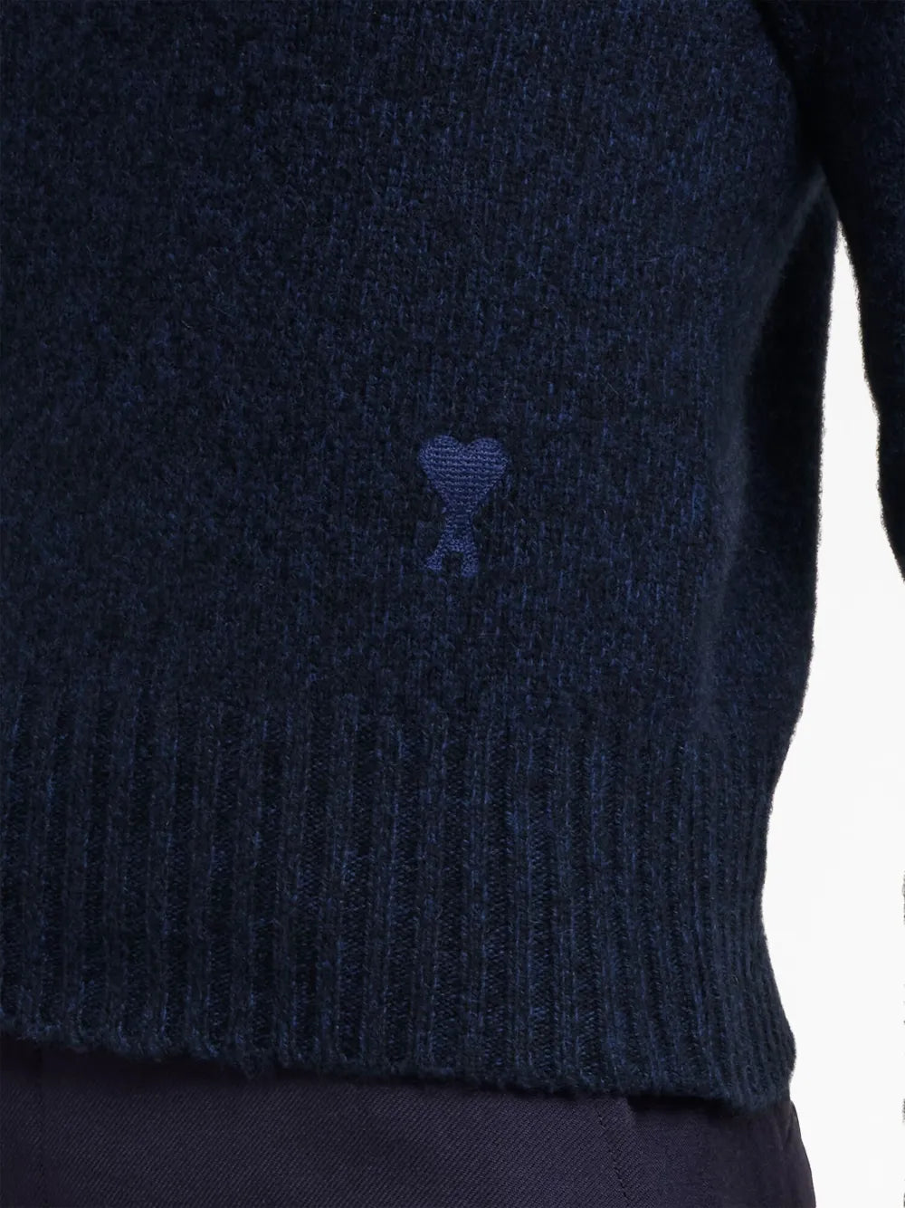 Maille Pull Ami de Coeur Ami PARIS Bleu foncé Femme