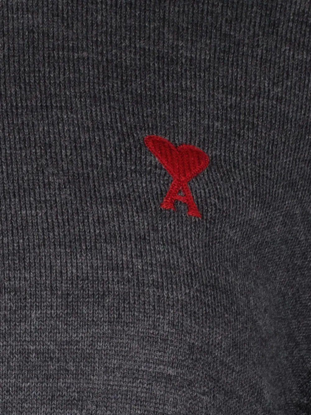 니트웨어 아미 드 꾀르 터틀넥 스웨터 Ami PARIS 회색 Femme