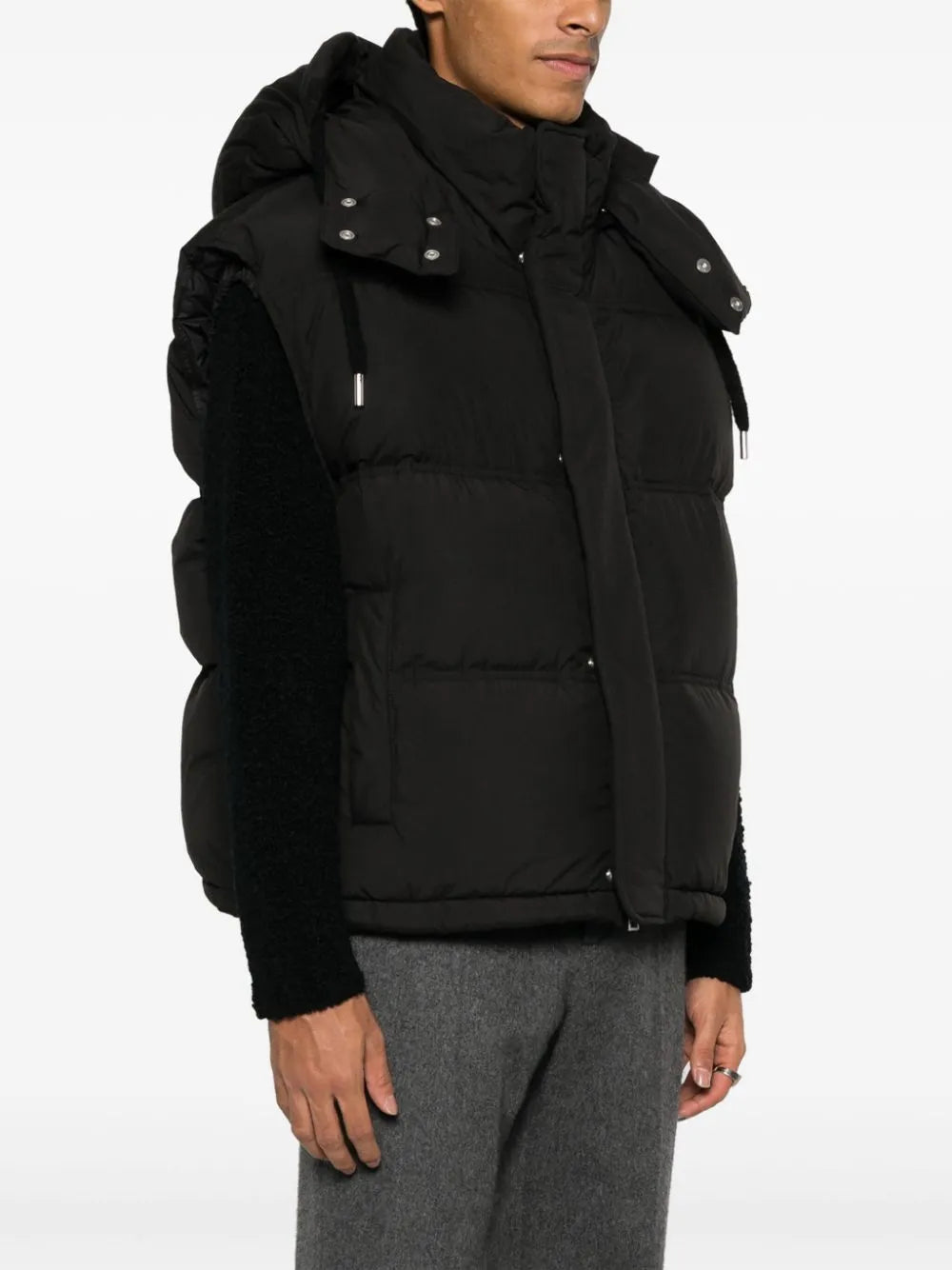 Vestes Doudoune sans manches Ami PARIS Noir Unisexe