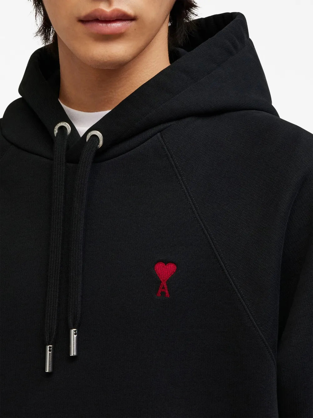 Sweatshirts Sweat à capuche Ami de Coeur Ami PARIS Noir Unisexe