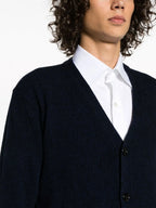 Maille Cardigan Ami de Coeur Ami PARIS Bleu foncé Homme