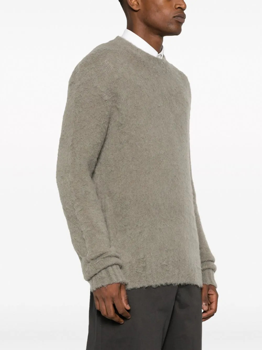 Maille Pull en alpaga Ami PARIS Beige Homme