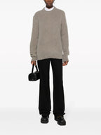 Maille Pull en alpaga Ami PARIS Beige Homme