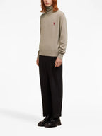 Malhas Ami de Coeur Turtleneck Ami PARIS Bege Homme
