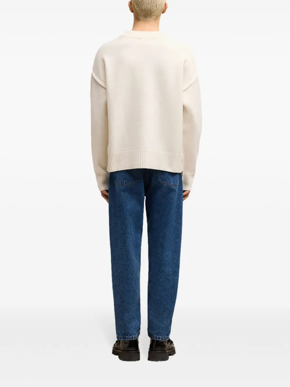 Maille Cardigan Ami de Coeur Ami PARIS Blanc Unisexe