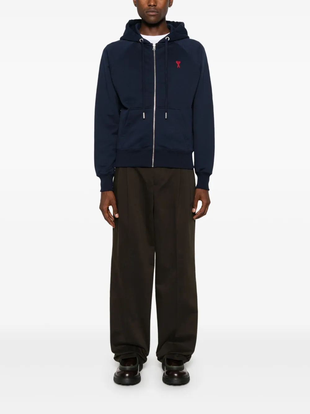 Sudaderas Sudadera con cremallera Ami de Coeur Ami PARIS azul oscuro Unisexo