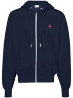 Sudaderas Sudadera con cremallera Ami de Coeur Ami PARIS azul oscuro Unisexo