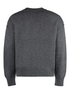 Maille Cardigan Ami de Coeur Ami PARIS Gris Unisexe