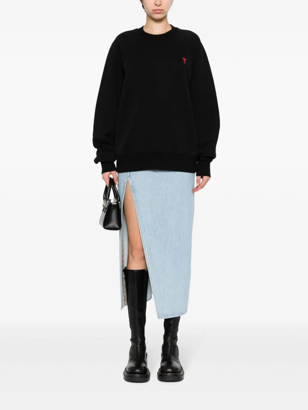 Sweatshirts Ami de Coeur Sweatshirt Ami PARIS Schwarz Unisex