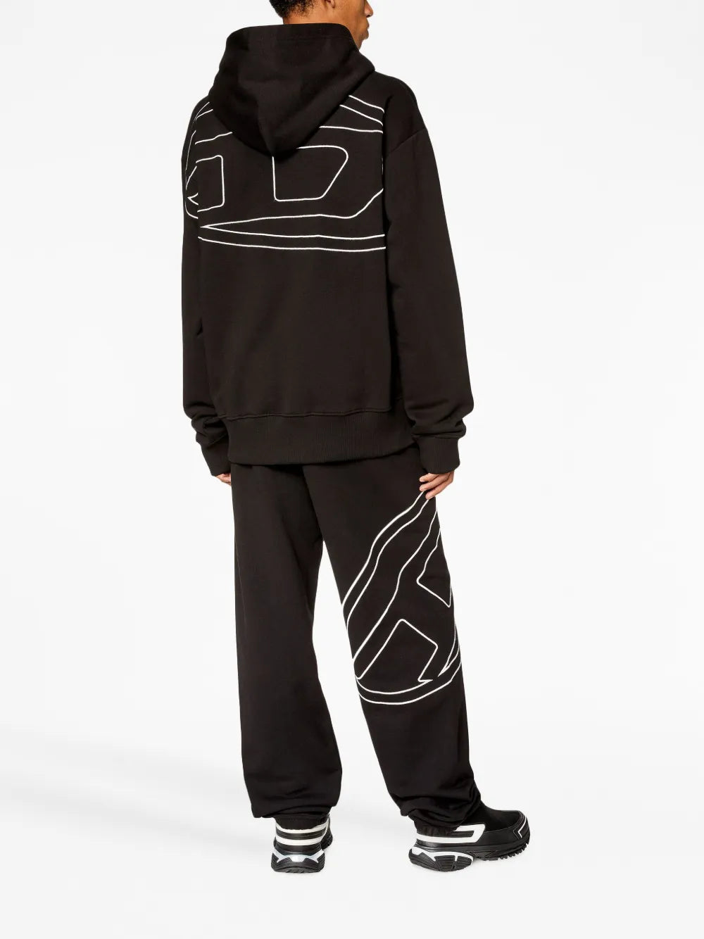 Sweatshirts Hoodie S-Macs-Megoval Diesel Noir Homme