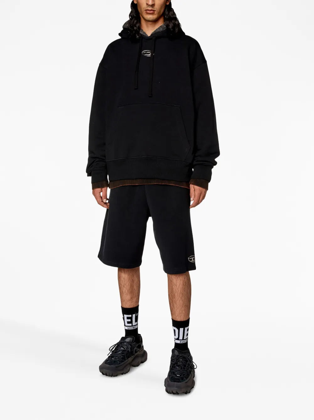 Moletons S-Macs Hoodie Diesel Preto Homme