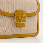 Bolsas transversais Saco 9T05 em Lona Valentino Garavani Bege Femme