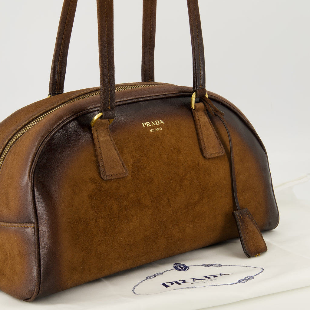 Image de l'article Sac Bowling de la marque Prada pour Femme - Saison Automne-Hiver 2025 - Vue détaillée_2