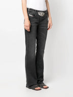 Pantalons Jean 1969 D-Ebbey-S2 Diesel Noir Femme