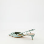 Sapatos de salto VLogo Pumps Valentino Garavani Verde Femme
