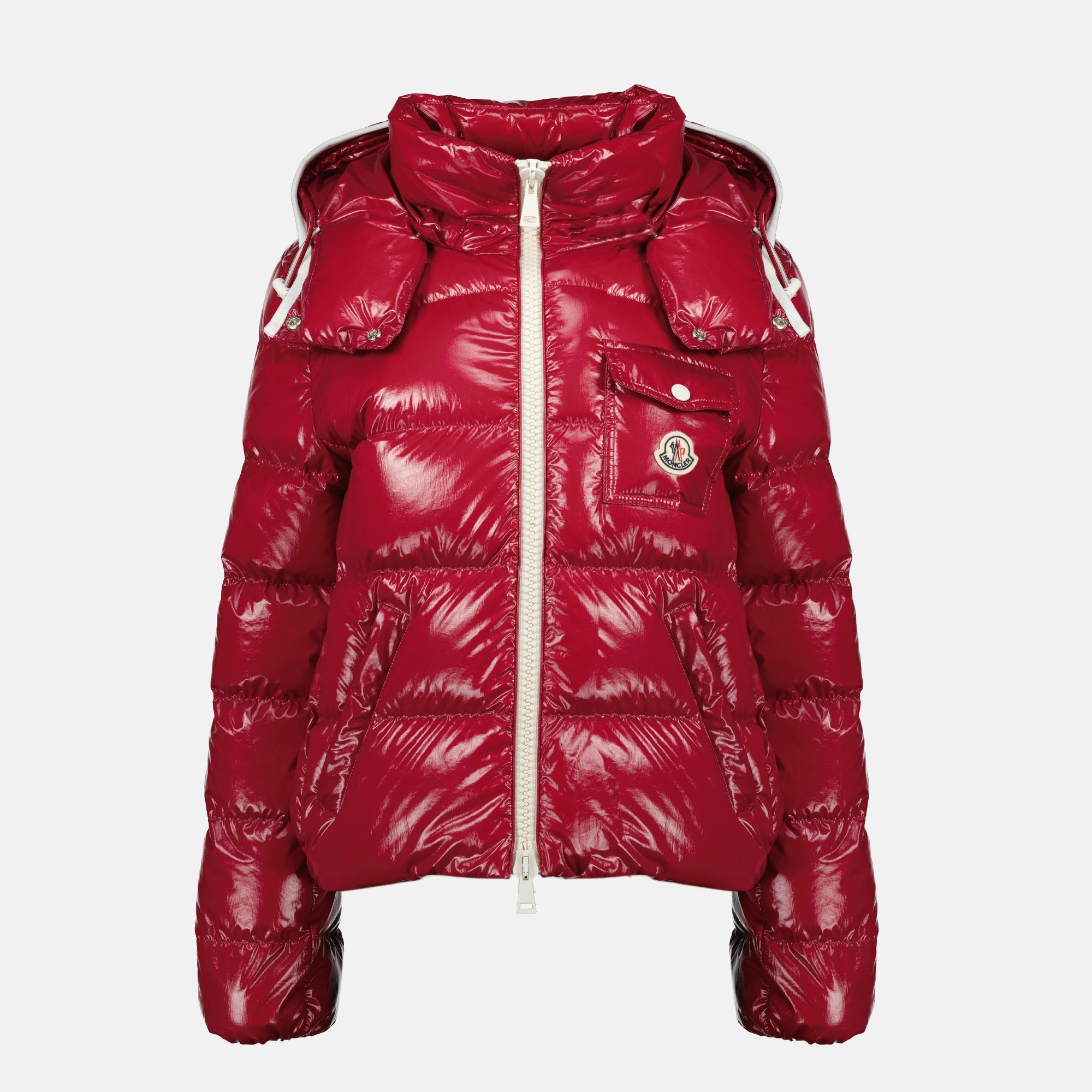 Image de l'article Doudoune Andro rouge de la marque Moncler pour Femme - Saison Printemps-Été 2026 - Vue de Face