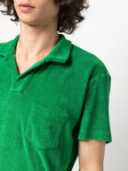 Polo shirts Terry Cotton Polo Orlebar Brown Green Man