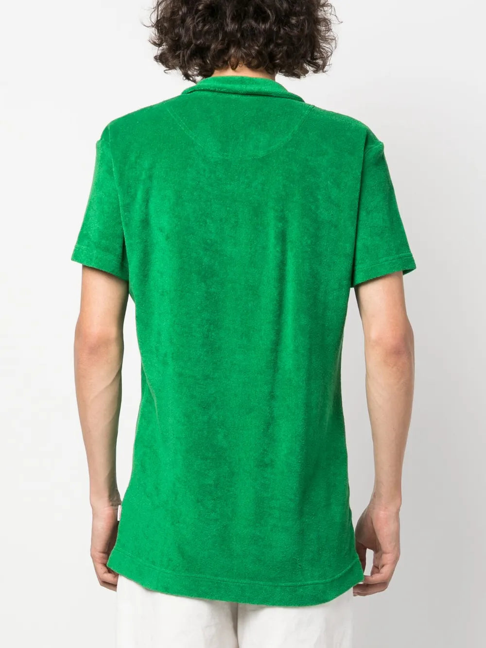 Polo shirts Terry Cotton Polo Orlebar Brown Green Man