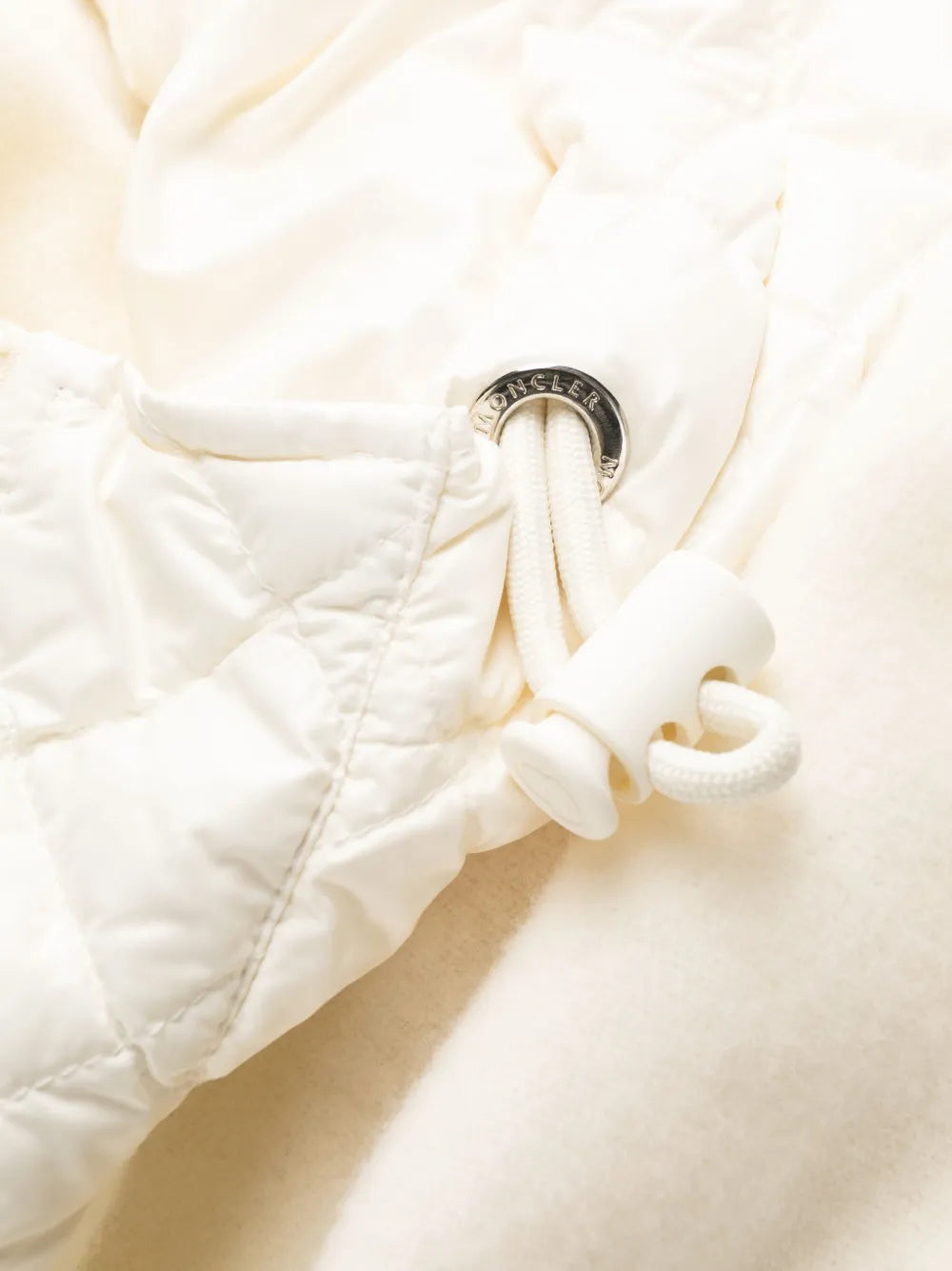 Vestes Cape en laine Moncler Blanc Femme