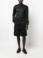 Shorts Short Graffiti Alexander McQueen Negro Homme