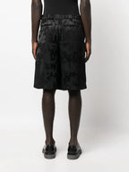 Shorts Short Graffiti Alexander McQueen Negro Homme