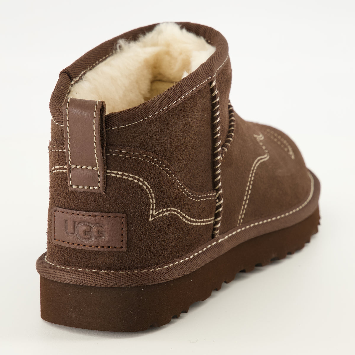 Bottines Bottes Classic Ultra mini Western marron Ugg Marron Femme