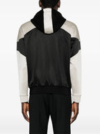 Chaquetas Sudadera con cremallera bicolor Saint Laurent Negro Homme