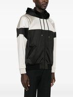 Chaquetas Sudadera con cremallera bicolor Saint Laurent Negro Homme