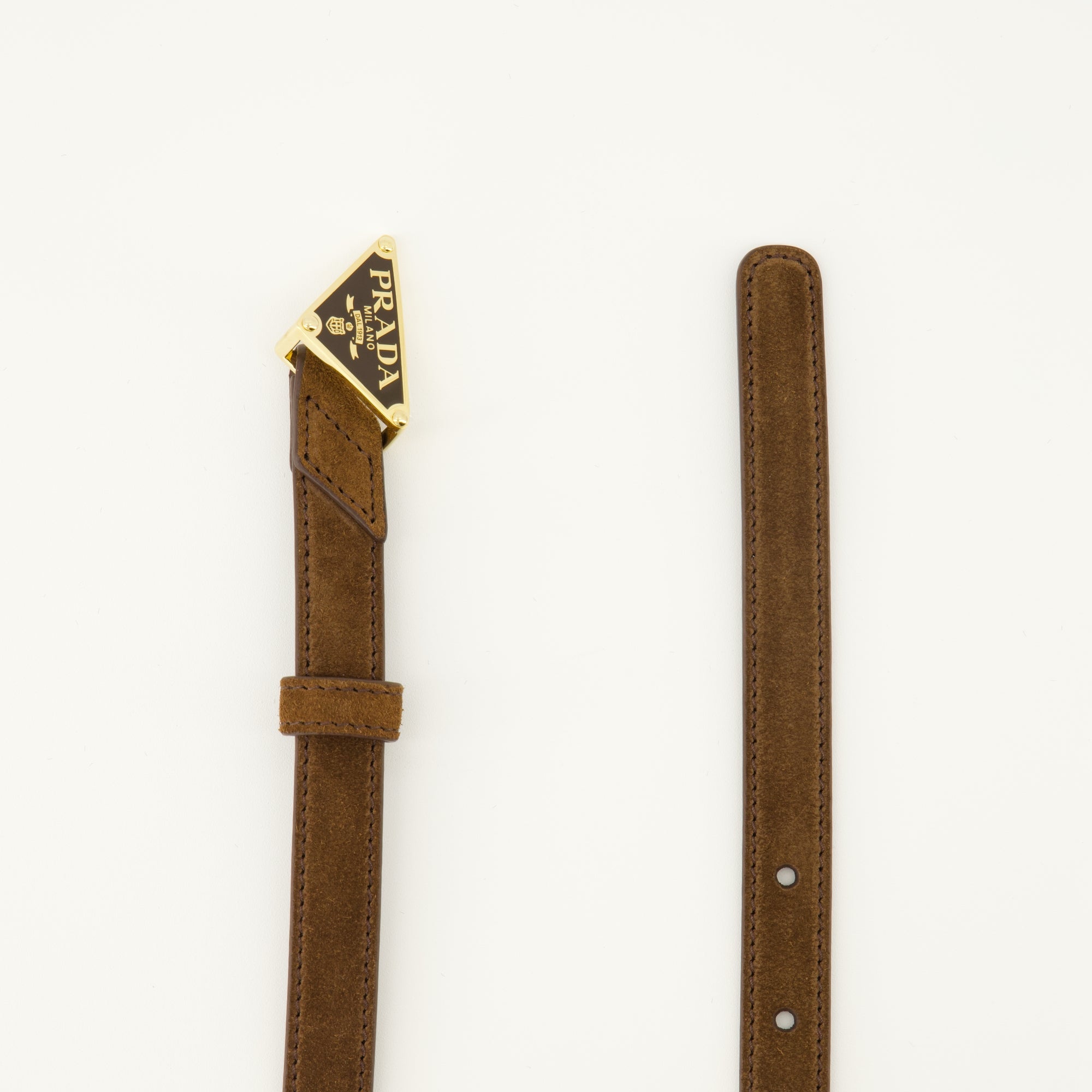 Image de l'article Ceinture fine Saffiano de la marque Prada pour Femme - Saison Automne-Hiver 2025 - Vue détaillée_3