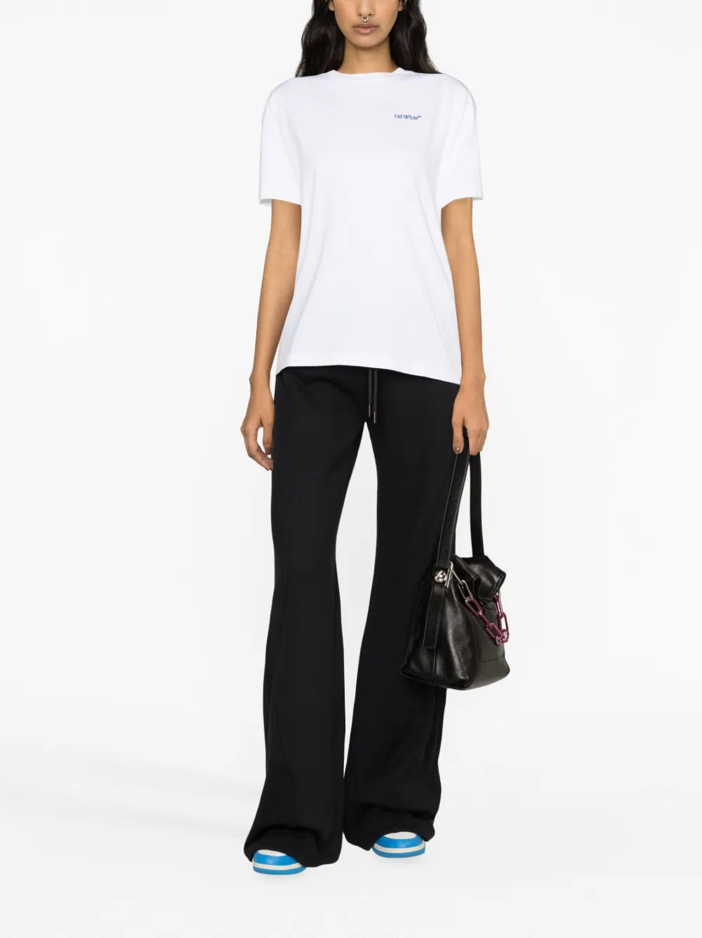 Hosen Weite Jogginghose Off-White Schwarz Femme