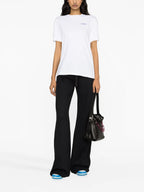 Hosen Weite Jogginghose Off-White Schwarz Femme