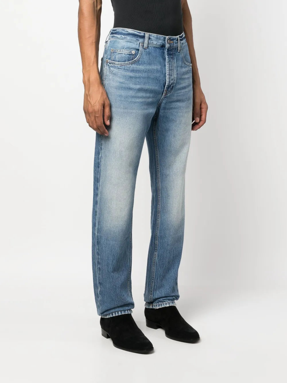 Pantalons Pantalon jean baggy Saint Laurent Bleu Homme