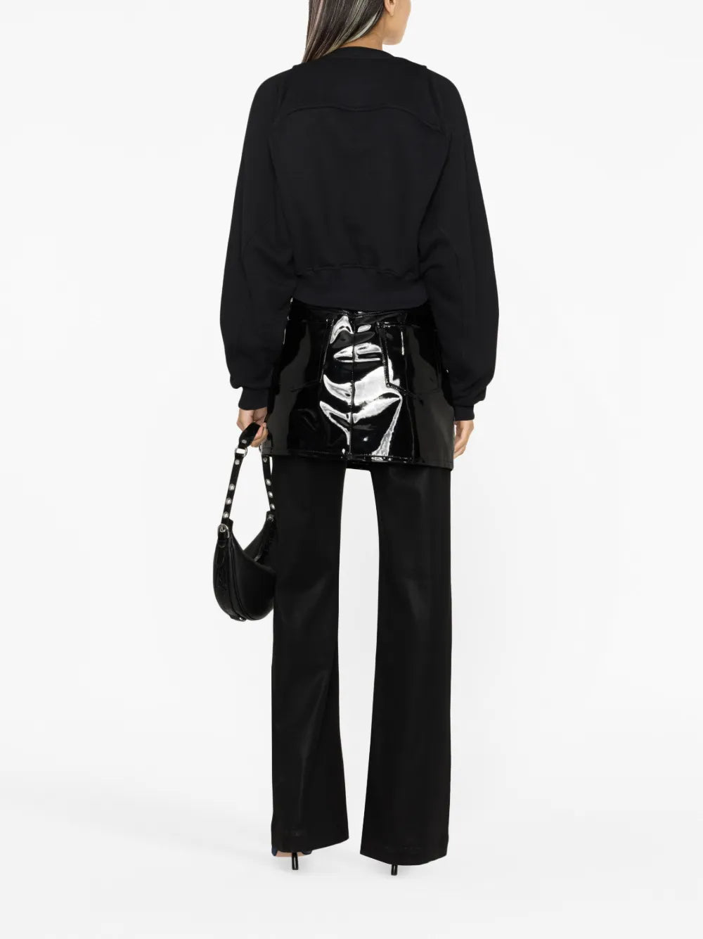 스웨트셔츠 오프 스탬프 스웻셔츠 Off-White 검은색 Femme