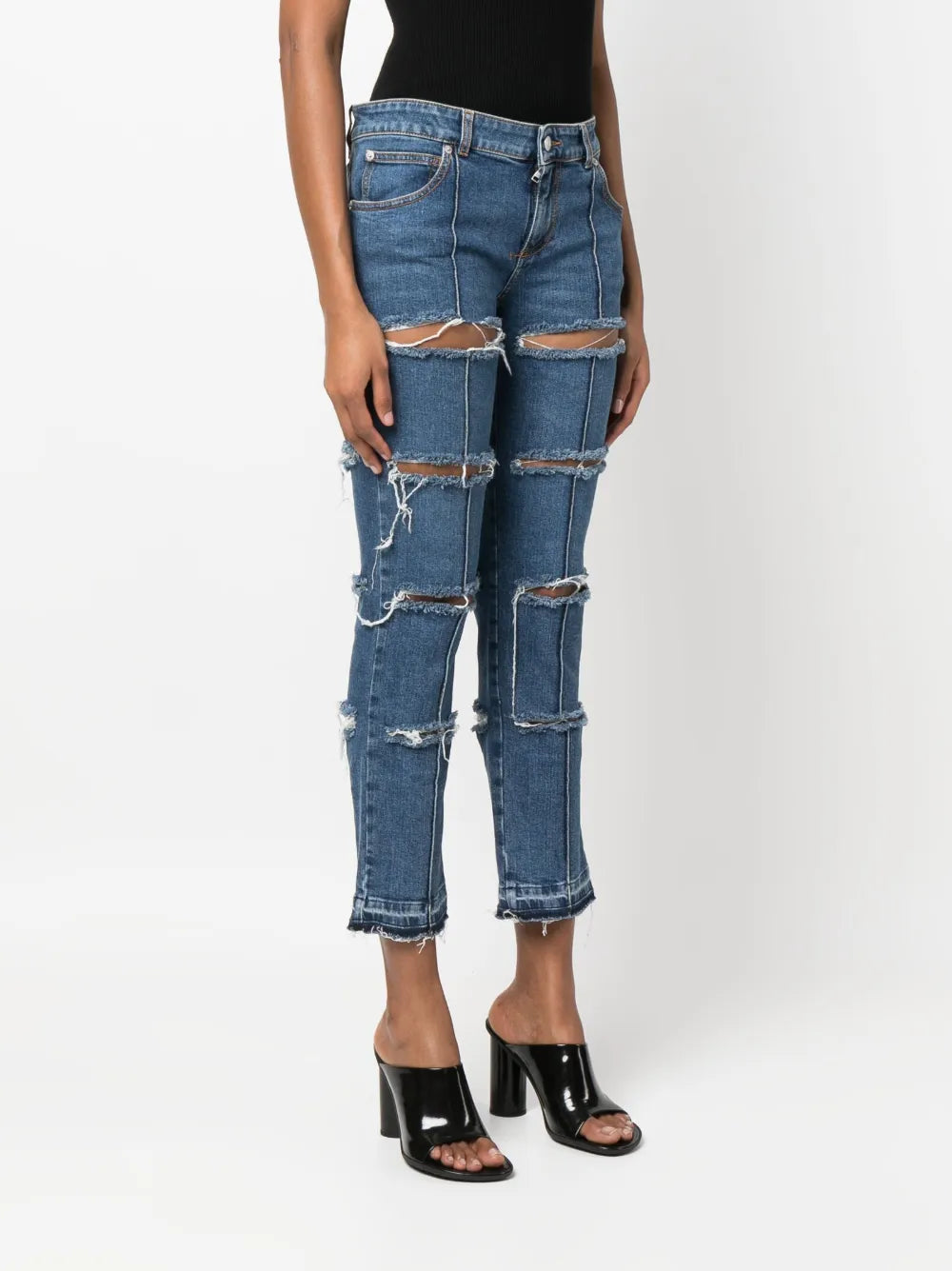 Pants Jean Pants Alexander McQueen Blue Women