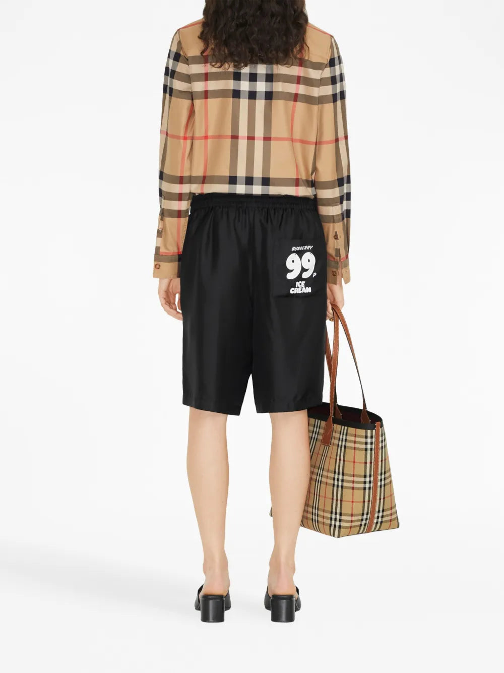 Chemises Chemise à carreaux Burberry Beige Femme