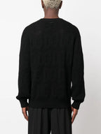 Maille Pull ajouré DG Dolce & Gabbana Noir Homme