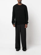 Maille Pull ajouré DG Dolce & Gabbana Noir Homme