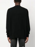 Maille Pull à logo Palm Angels Noir Homme