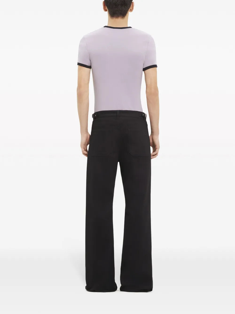 T-shirts T-shirt contraste Réédition Courrèges Gris Homme