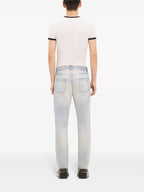 Pants Straight Jeans Courrèges Blue Man