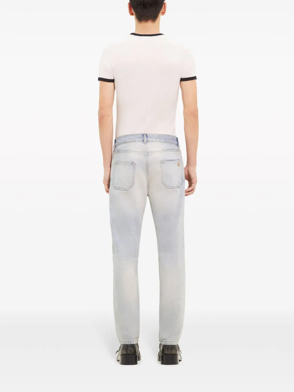 Pantalons Jean droit Courrèges Bleu Homme