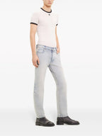 Pants Straight Jeans Courrèges Blue Man