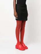 Jupes Mini jupe en viscose Off-White Noir Femme