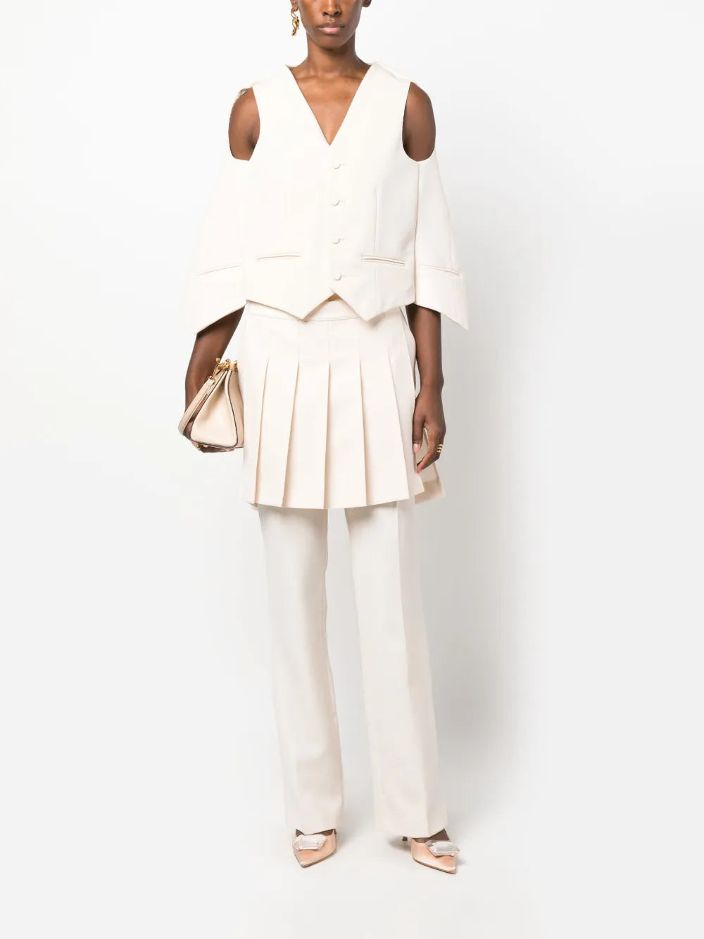 Pants Wool Pants Fendi Pink Women